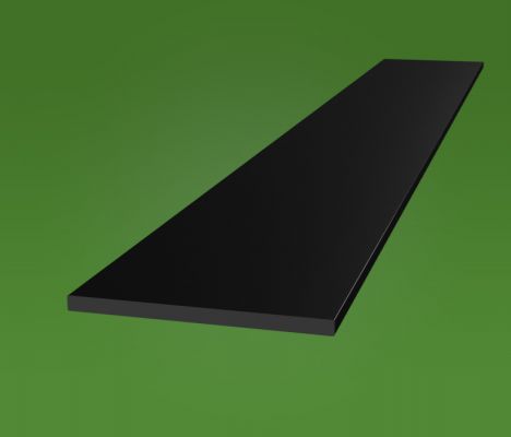 Black Flat Bar Strips Rigid Black Flat Bar Strips Rigid
