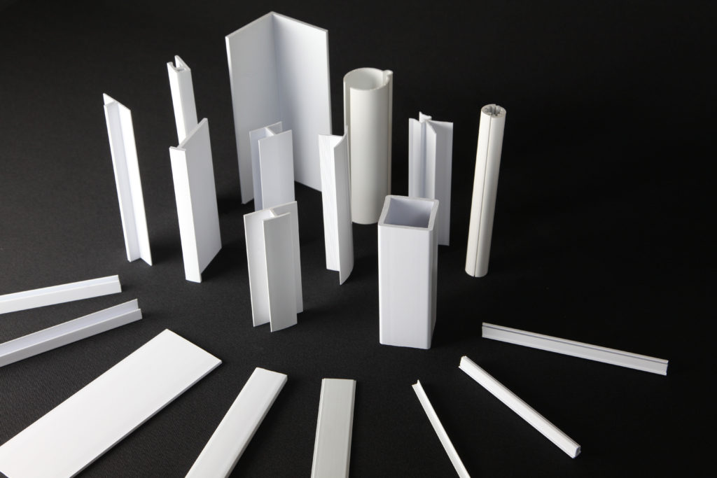 PVC uPVC plastic extrusions